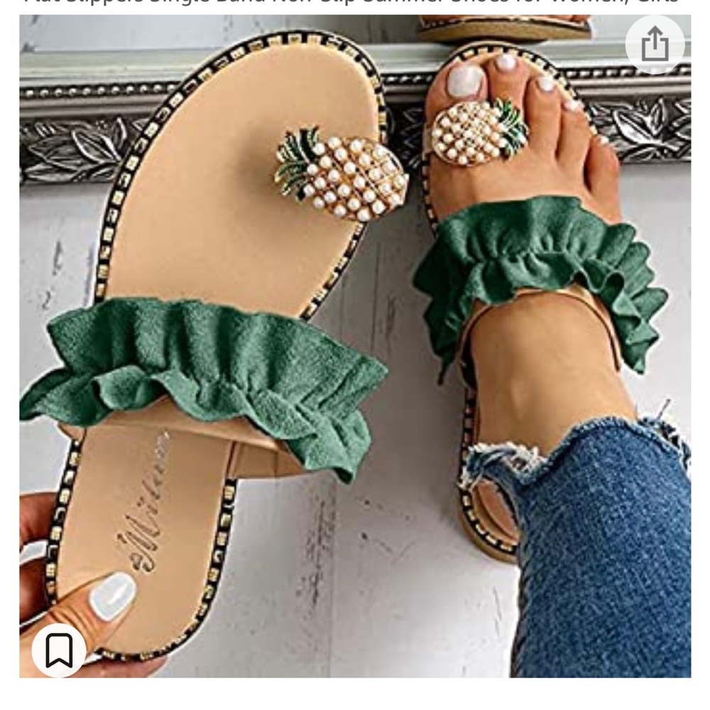 🍍Women's Rhinestone Crystal Pineapple Sandals🍍
